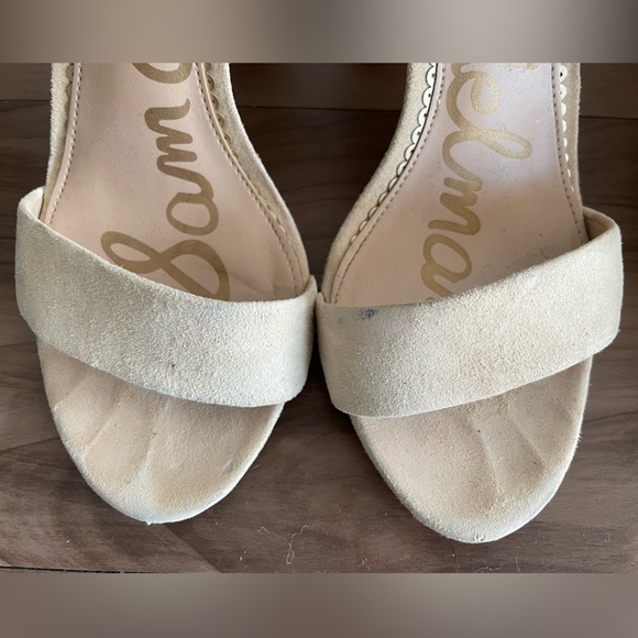 Sam Edelman Suede Ankle Strap Heels - Picture 6 of 11